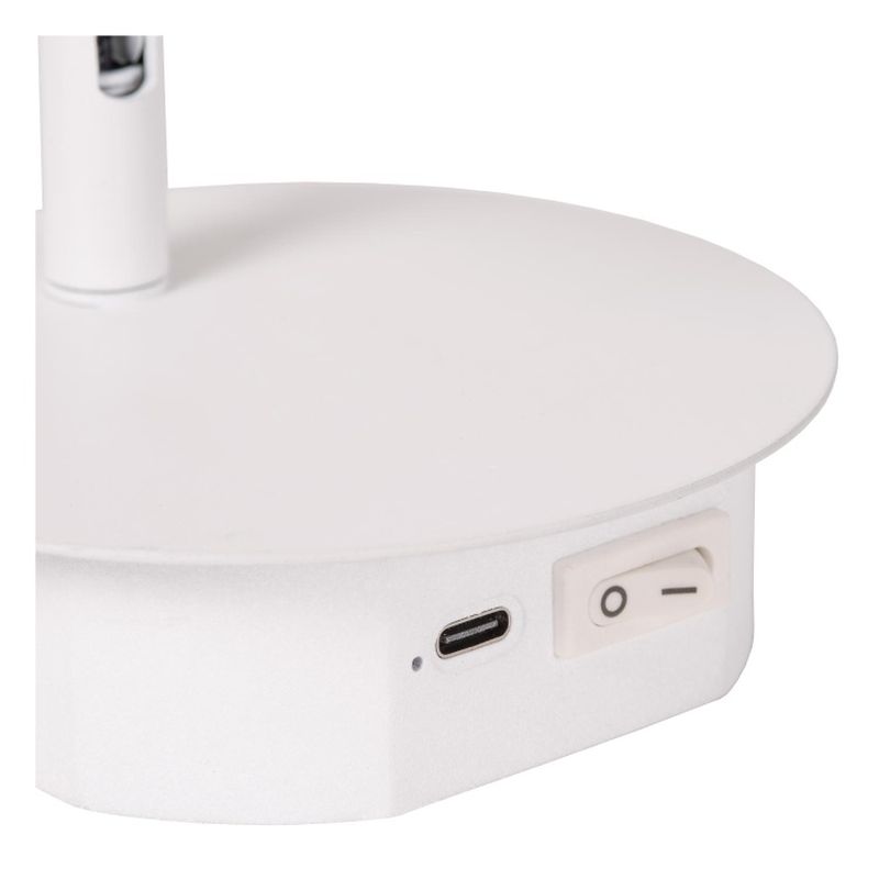 Lucide JOLIJN - Nástenné bodové svietidlo - Ø 10,2 cm - LED - Biele